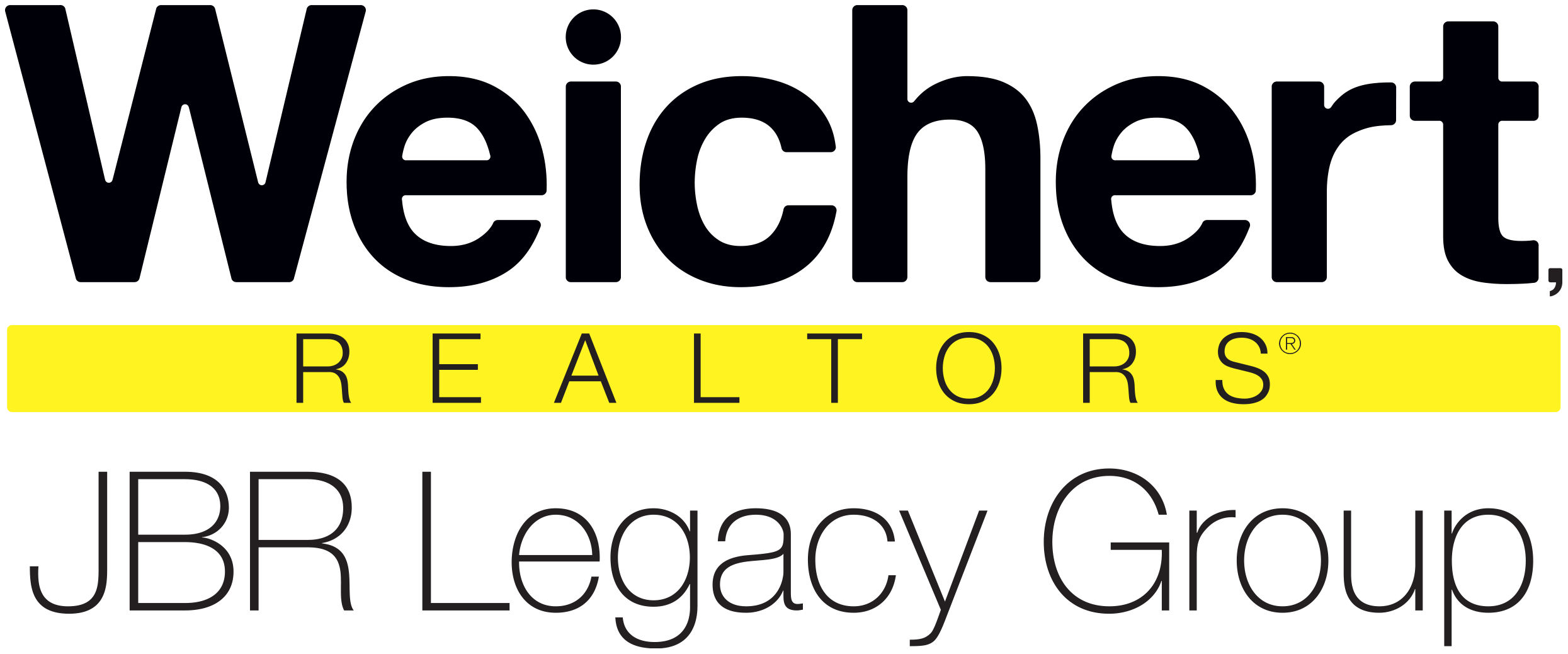 Weichert REALTORS JBR Legacy Group Logo